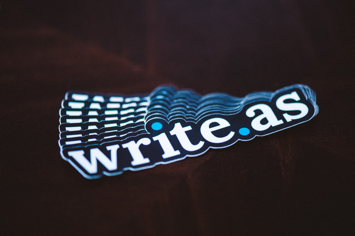 Write.as Stickers